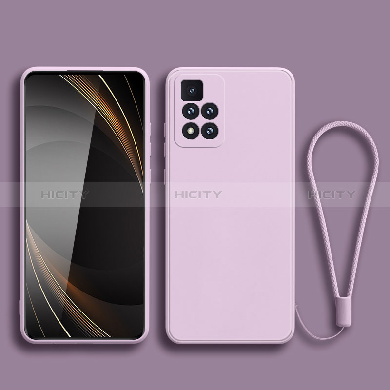 Funda Silicona Ultrafina Goma 360 Grados Carcasa YK3 para Xiaomi Mi 11i 5G (2022) Purpura Claro