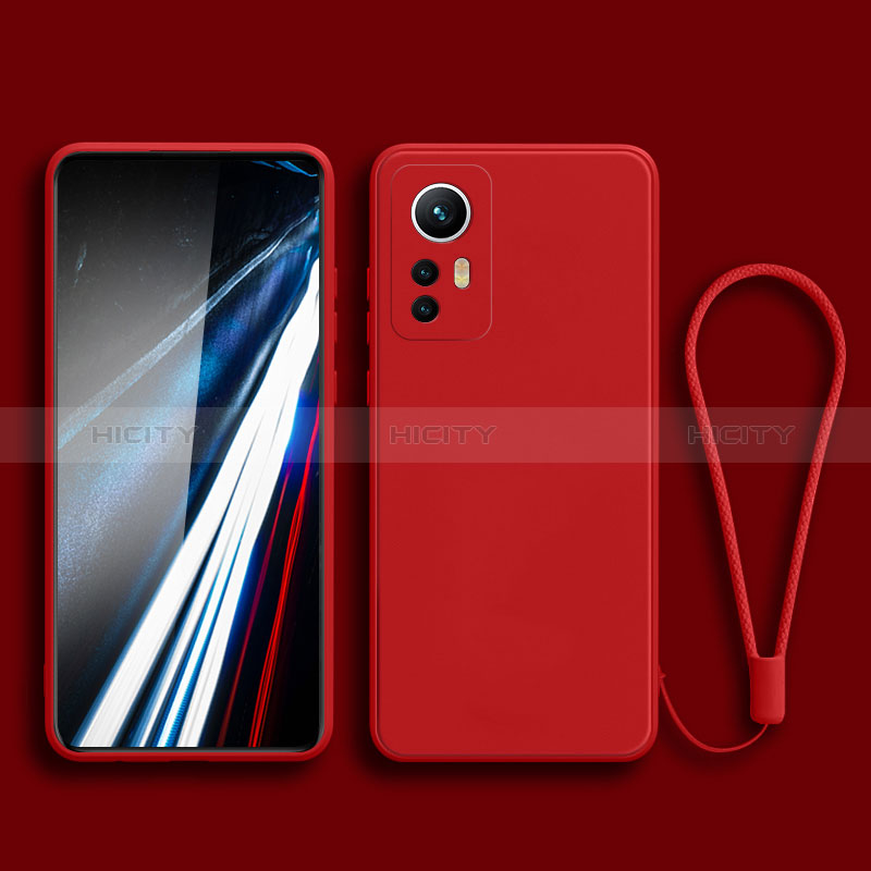 Funda Silicona Ultrafina Goma 360 Grados Carcasa YK3 para Xiaomi Mi 12T 5G Rojo