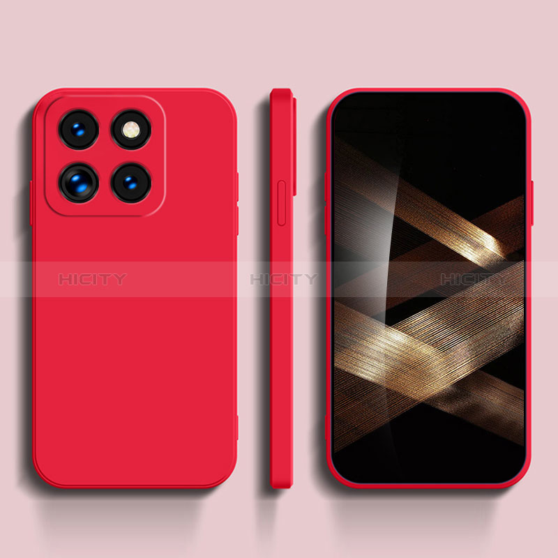 Funda Silicona Ultrafina Goma 360 Grados Carcasa YK3 para Xiaomi Mi 14 Pro 5G Rojo