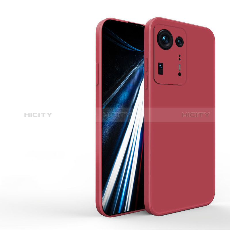 Funda Silicona Ultrafina Goma 360 Grados Carcasa YK3 para Xiaomi Mi Mix 4 5G Rojo