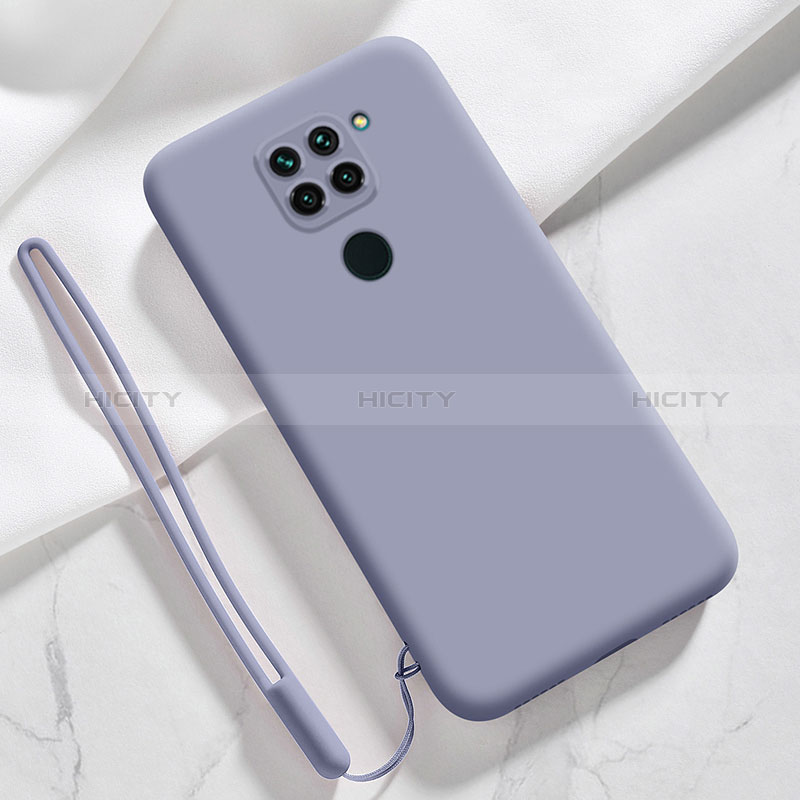 Funda Silicona Ultrafina Goma 360 Grados Carcasa YK3 para Xiaomi Redmi 10X 4G Gris Lavanda