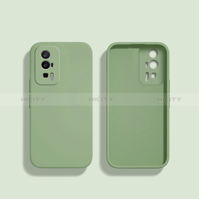 Funda Silicona Ultrafina Goma 360 Grados Carcasa YK3 para Xiaomi Redmi K60 5G Menta Verde