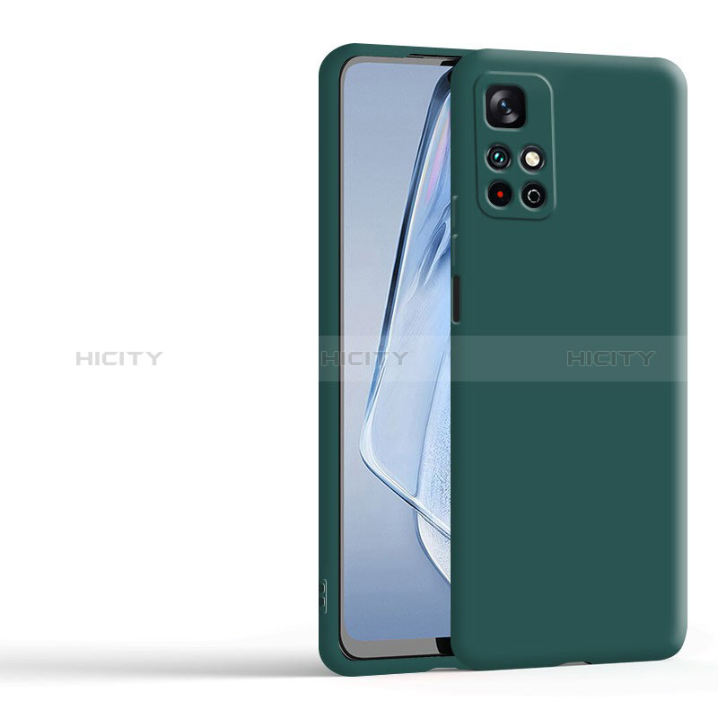 Funda Silicona Ultrafina Goma 360 Grados Carcasa YK3 para Xiaomi Redmi Note 11 4G (2022) Verde