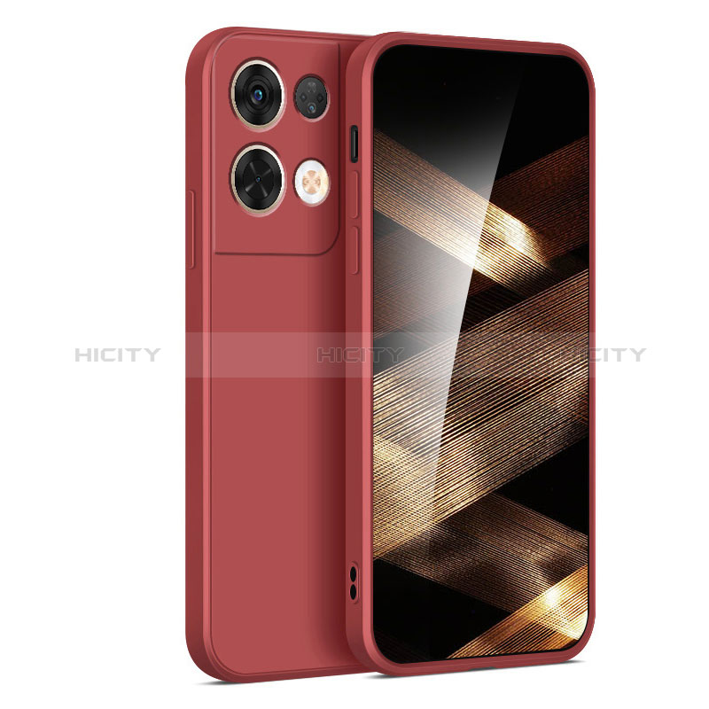 Funda Silicona Ultrafina Goma 360 Grados Carcasa YK3 para Xiaomi Redmi Note 13 5G Rojo