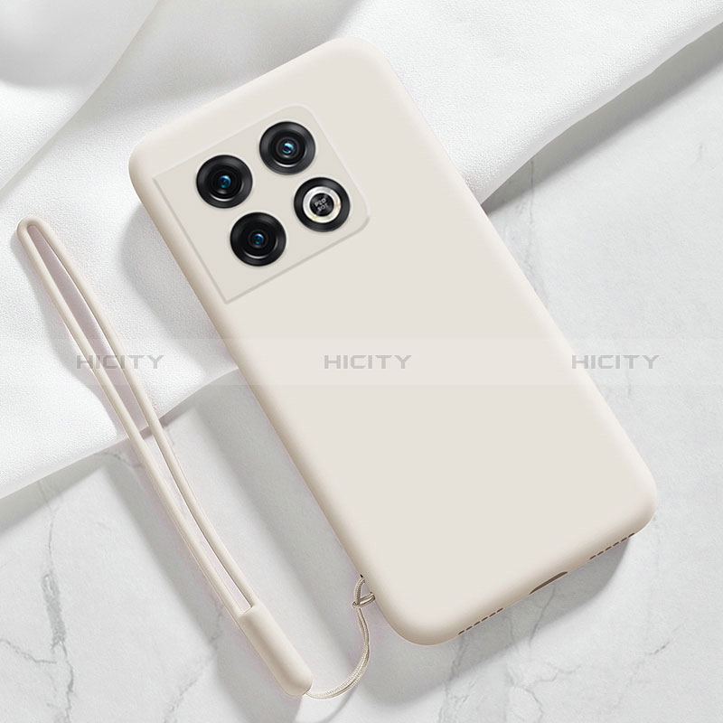 Funda Silicona Ultrafina Goma 360 Grados Carcasa YK4 para OnePlus 10 Pro 5G Blanco