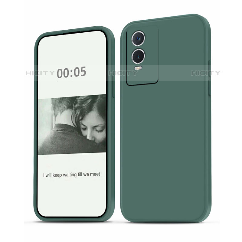 Funda Silicona Ultrafina Goma 360 Grados Carcasa YK4 para Vivo Y74s 5G