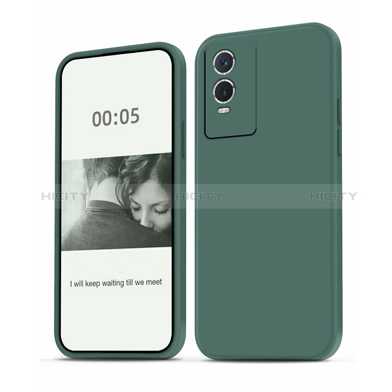 Funda Silicona Ultrafina Goma 360 Grados Carcasa YK4 para Vivo Y76s 5G