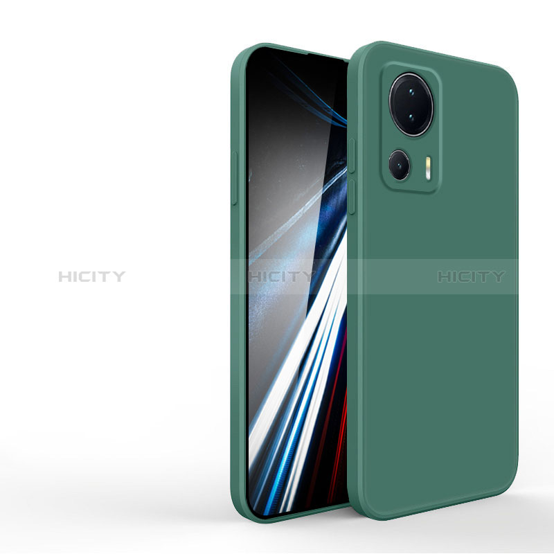 Funda Silicona Ultrafina Goma 360 Grados Carcasa YK4 para Xiaomi Mi 12 Lite NE 5G Verde Noche