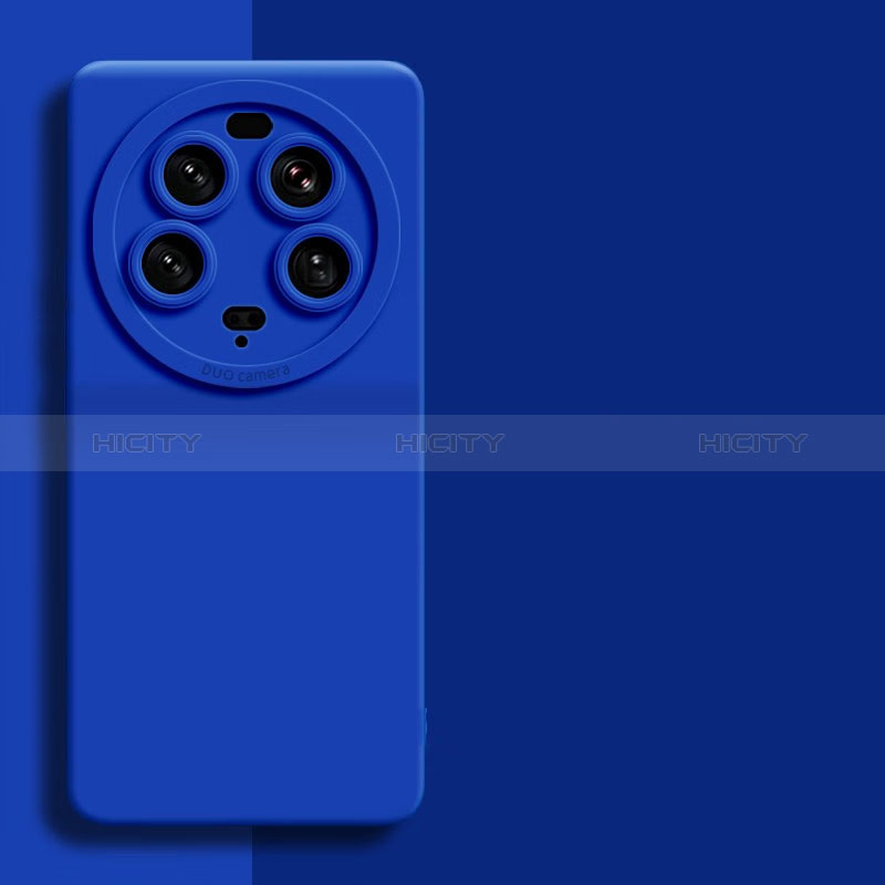 Funda Silicona Ultrafina Goma 360 Grados Carcasa YK4 para Xiaomi Mi 13 Ultra 5G Azul