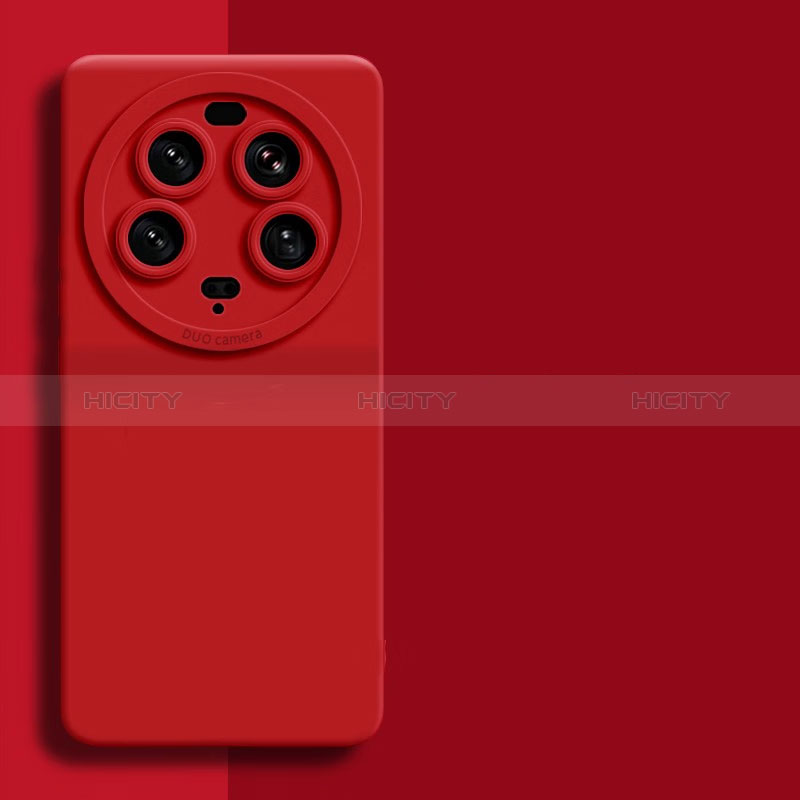 Funda Silicona Ultrafina Goma 360 Grados Carcasa YK4 para Xiaomi Mi 13 Ultra 5G Rojo