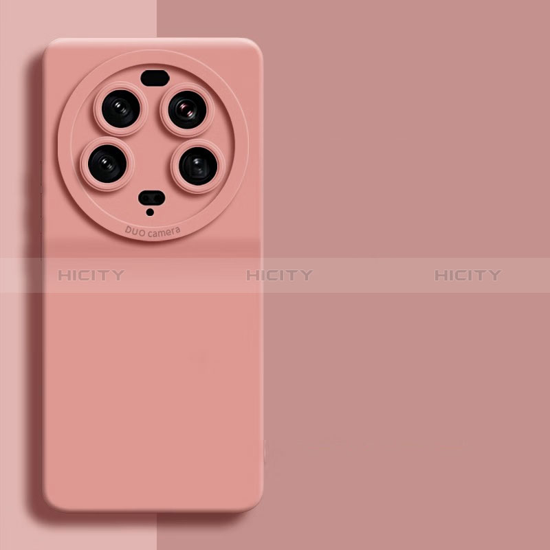 Funda Silicona Ultrafina Goma 360 Grados Carcasa YK4 para Xiaomi Mi 13 Ultra 5G Rosa