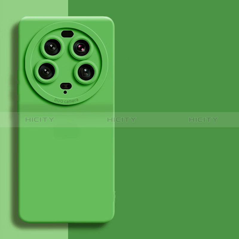 Funda Silicona Ultrafina Goma 360 Grados Carcasa YK4 para Xiaomi Mi 13 Ultra 5G Verde