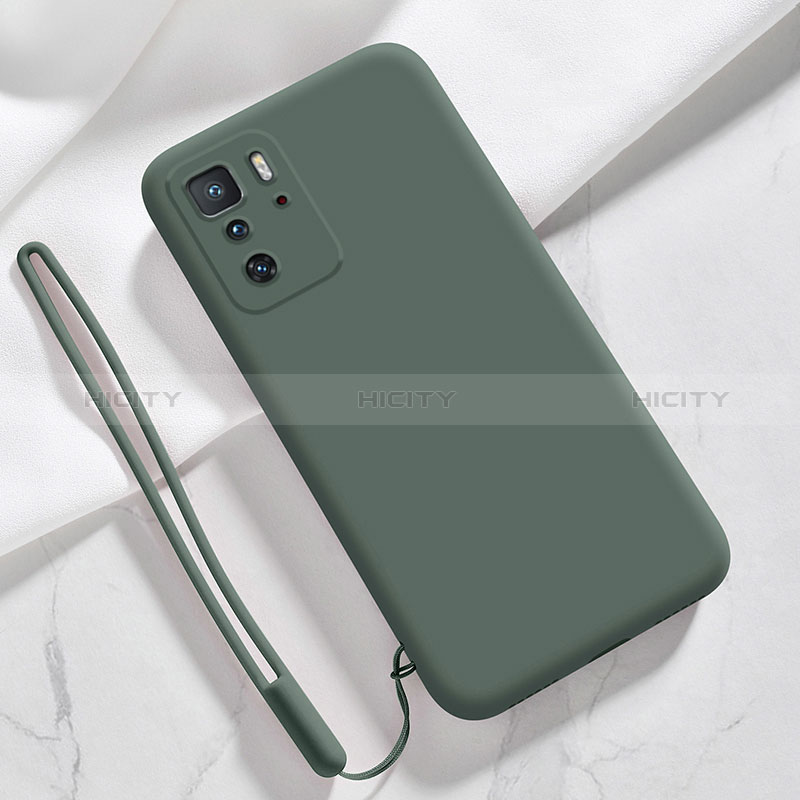 Funda Silicona Ultrafina Goma 360 Grados Carcasa YK4 para Xiaomi Poco X3 GT 5G Verde Noche