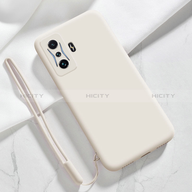 Funda Silicona Ultrafina Goma 360 Grados Carcasa YK4 para Xiaomi Redmi K50 Gaming AMG F1 5G Blanco