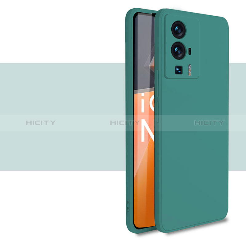 Funda Silicona Ultrafina Goma 360 Grados Carcasa YK4 para Xiaomi Redmi K60 5G Verde