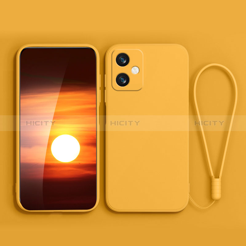 Funda Silicona Ultrafina Goma 360 Grados Carcasa YK4 para Xiaomi Redmi Note 12R Pro 5G Amarillo