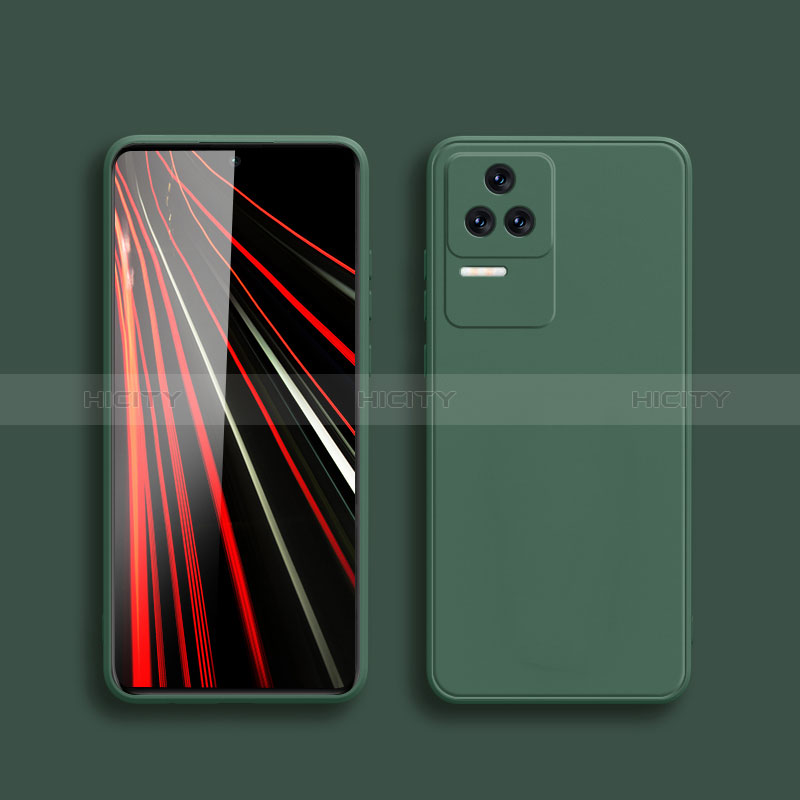 Funda Silicona Ultrafina Goma 360 Grados Carcasa YK5 para Xiaomi Poco F4 5G Verde