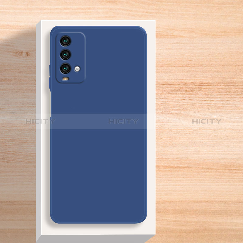 Funda Silicona Ultrafina Goma 360 Grados Carcasa YK5 para Xiaomi Redmi 9T 4G Azul