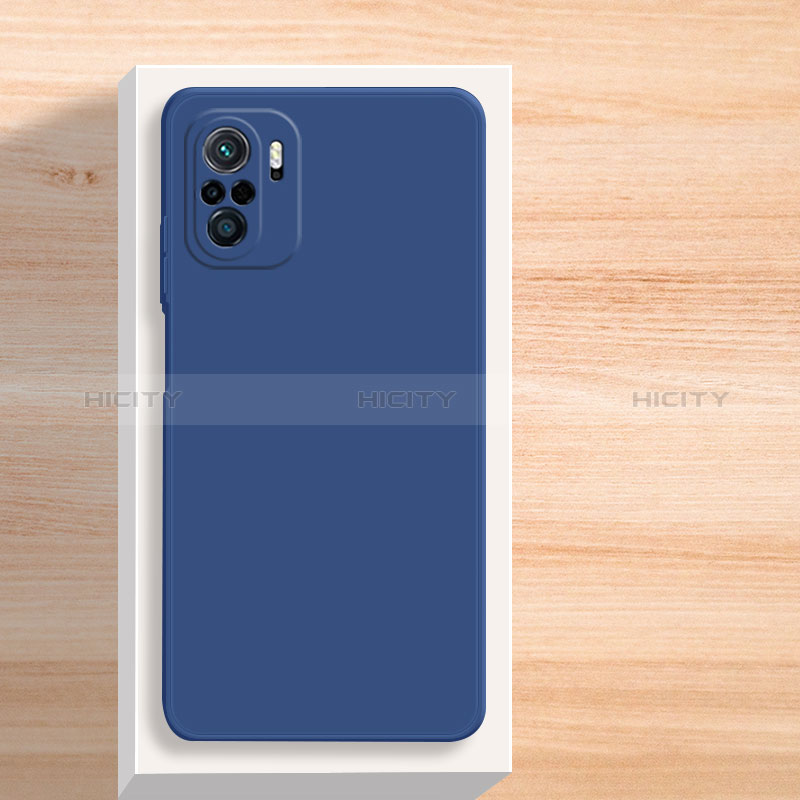 Funda Silicona Ultrafina Goma 360 Grados Carcasa YK5 para Xiaomi Redmi K40 Pro 5G Azul