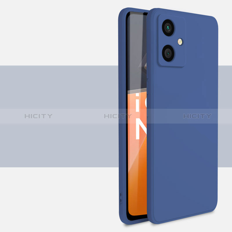 Funda Silicona Ultrafina Goma 360 Grados Carcasa YK5 para Xiaomi Redmi Note 12R Pro 5G Azul