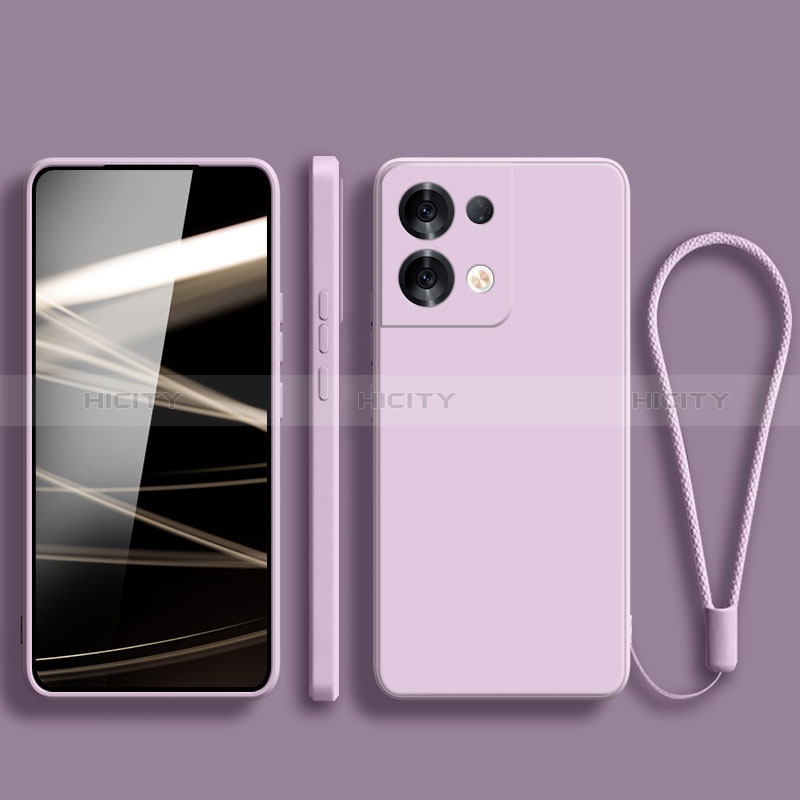 Funda Silicona Ultrafina Goma 360 Grados Carcasa YK5 para Xiaomi Redmi Note 13 5G Purpura Claro