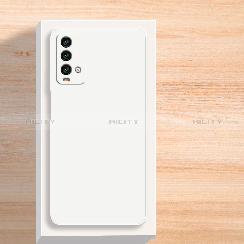 Funda Silicona Ultrafina Goma 360 Grados Carcasa YK5 para Xiaomi Redmi Note 9 4G Blanco