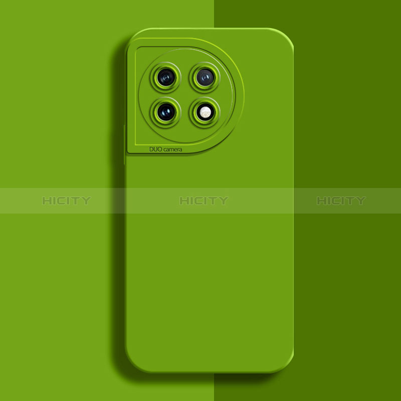 Funda Silicona Ultrafina Goma 360 Grados Carcasa YK6 para OnePlus 11 5G Verde