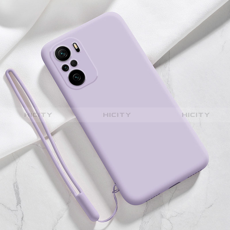 Funda Silicona Ultrafina Goma 360 Grados Carcasa YK6 para Xiaomi Mi 11X 5G Purpura Claro