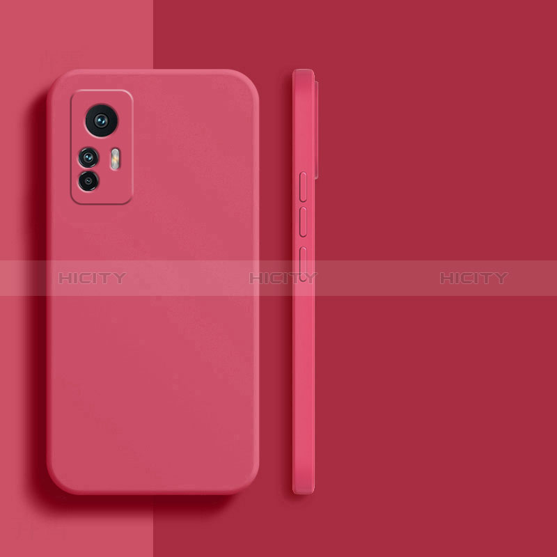 Funda Silicona Ultrafina Goma 360 Grados Carcasa YK6 para Xiaomi Mi 12T 5G Rojo