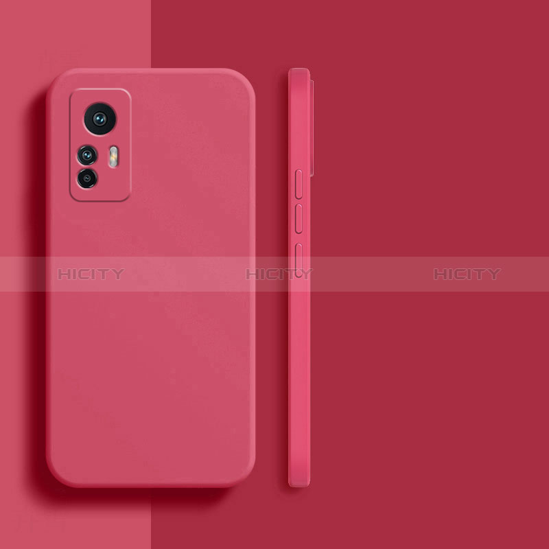 Funda Silicona Ultrafina Goma 360 Grados Carcasa YK6 para Xiaomi Mi 12T Pro 5G Rojo