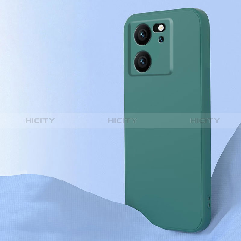 Funda Silicona Ultrafina Goma 360 Grados Carcasa YK6 para Xiaomi Mi 13T 5G Verde