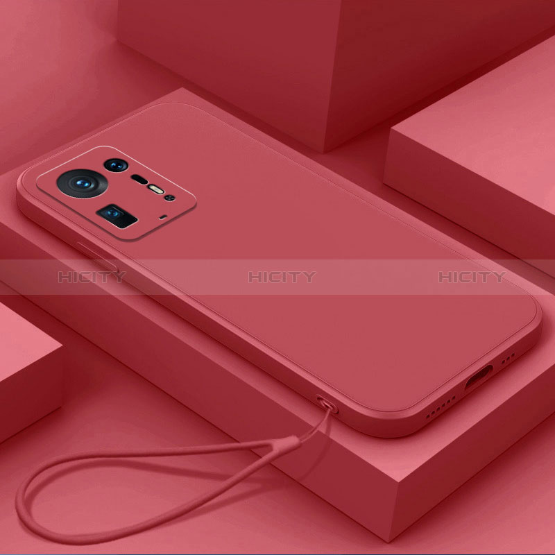 Funda Silicona Ultrafina Goma 360 Grados Carcasa YK6 para Xiaomi Mi Mix 4 5G Rojo