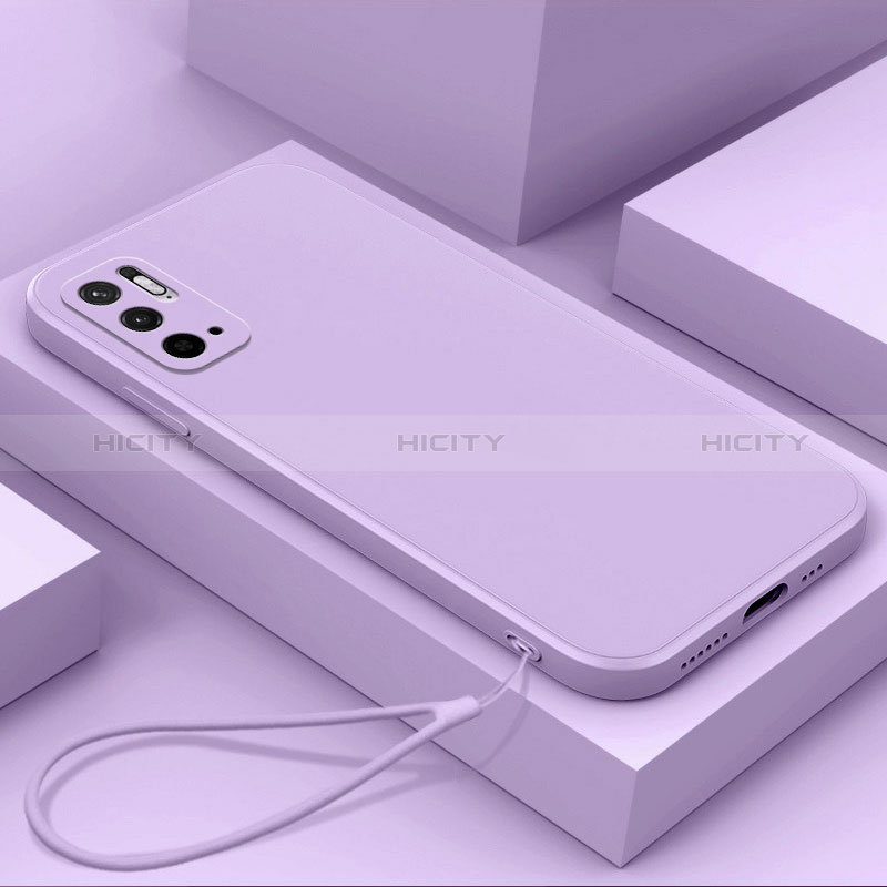 Funda Silicona Ultrafina Goma 360 Grados Carcasa YK6 para Xiaomi POCO M3 Pro 5G Morado