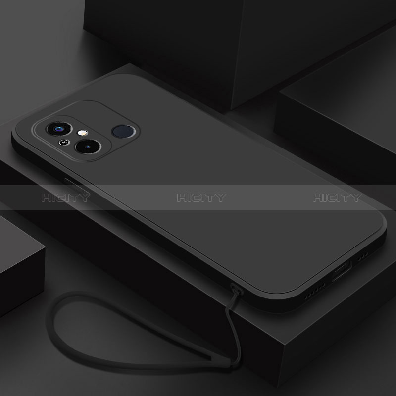 Funda Silicona Ultrafina Goma 360 Grados Carcasa YK6 para Xiaomi Redmi 11A 4G Negro