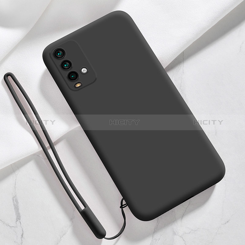 Funda Silicona Ultrafina Goma 360 Grados Carcasa YK6 para Xiaomi Redmi 9T 4G Negro