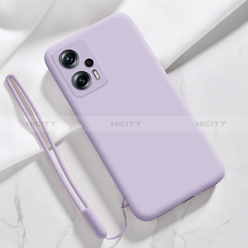 Funda Silicona Ultrafina Goma 360 Grados Carcasa YK7 para Xiaomi Poco X4 GT 5G Purpura Claro