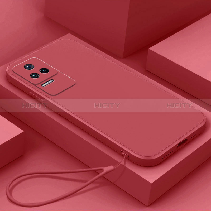 Funda Silicona Ultrafina Goma 360 Grados Carcasa YK7 para Xiaomi Redmi K50 5G Rojo