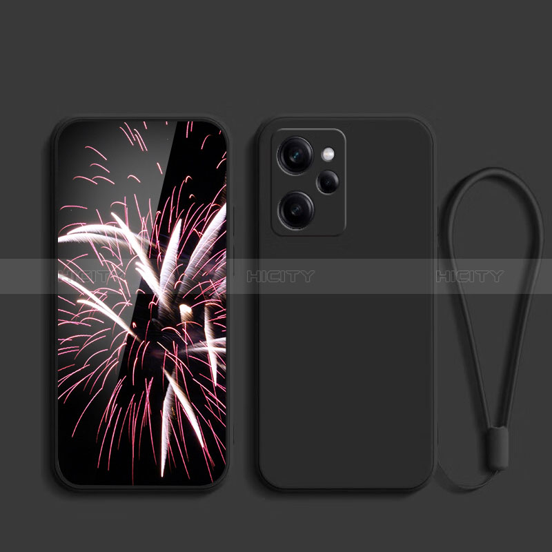 Funda Silicona Ultrafina Goma 360 Grados Carcasa YK7 para Xiaomi Redmi Note 12 Pro Speed 5G Negro