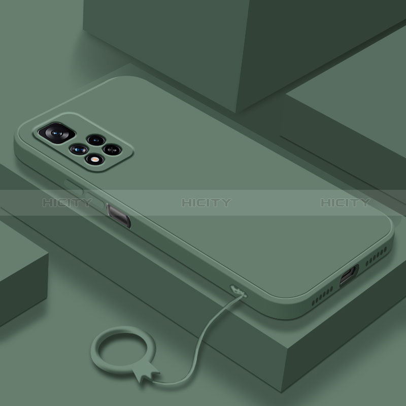 Funda Silicona Ultrafina Goma 360 Grados Carcasa YK8 para Xiaomi Mi 11i 5G (2022) Verde