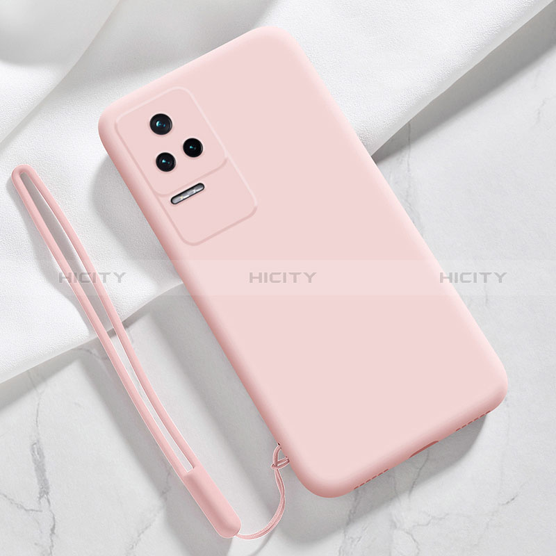 Funda Silicona Ultrafina Goma 360 Grados Carcasa YK8 para Xiaomi Redmi K50 5G Rosa