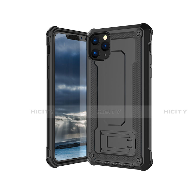 Funda Silicona Ultrafina Goma 360 Grados Carcasa Z01 para Apple iPhone 11 Pro Max Negro