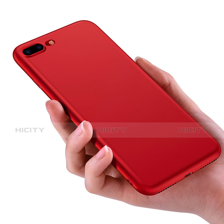 Funda Silicona Ultrafina Goma 360 Grados para Apple iPhone 7 Plus Rojo