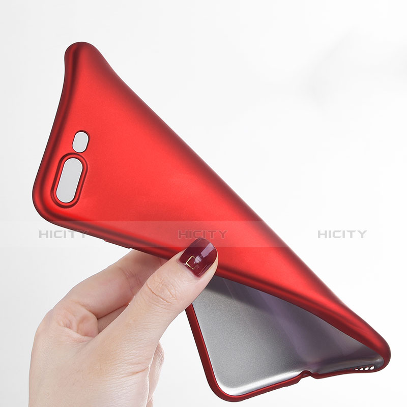 Funda Silicona Ultrafina Goma 360 Grados para Apple iPhone 7 Plus Rojo