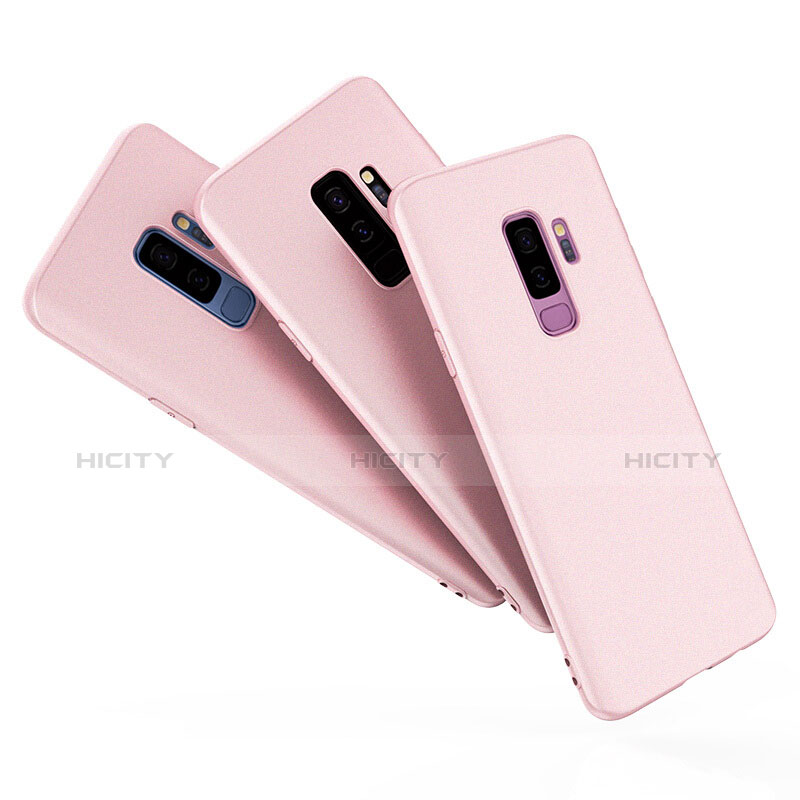 Funda Silicona Ultrafina Goma 360 Grados para Samsung Galaxy S9 Plus Rosa