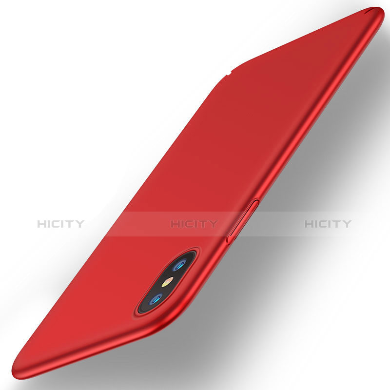 Funda Silicona Ultrafina Goma C01 para Apple iPhone Xs Rojo