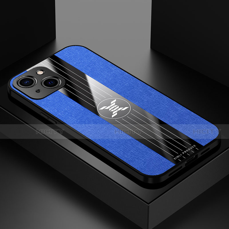 Funda Silicona Ultrafina Goma Carcasa A04 para Apple iPhone 14 Azul