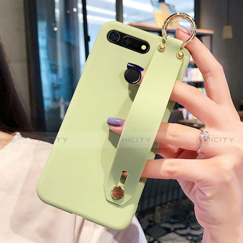 Funda Silicona Ultrafina Goma Carcasa C01 para Huawei Honor V20 Verde