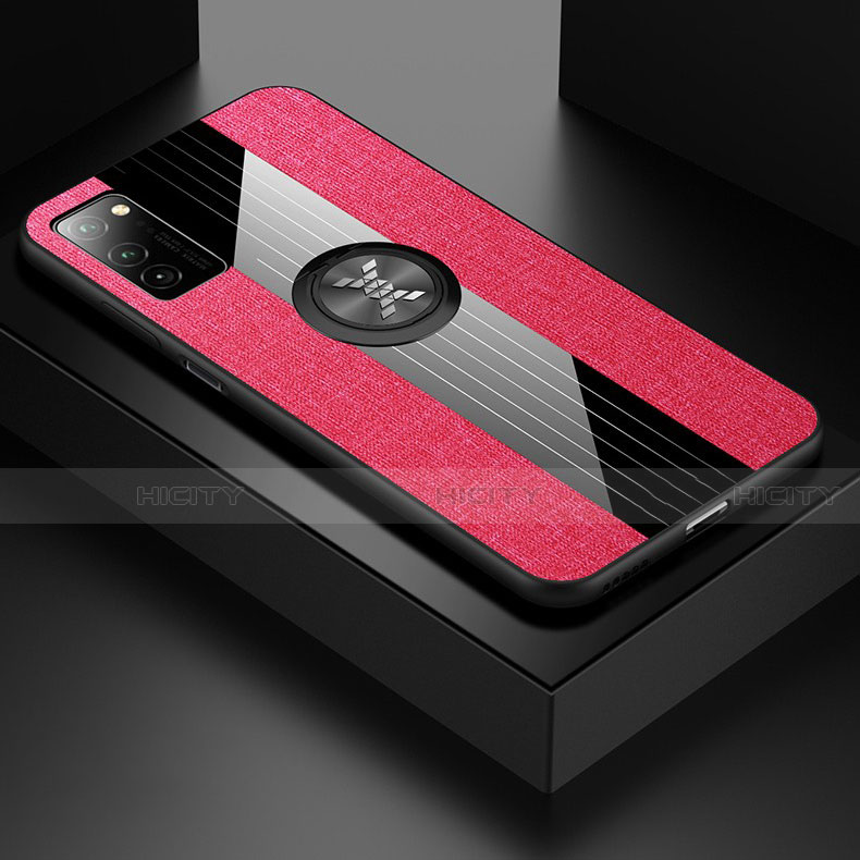 Funda Silicona Ultrafina Goma Carcasa C01 para Huawei Honor V30 5G Rosa Roja