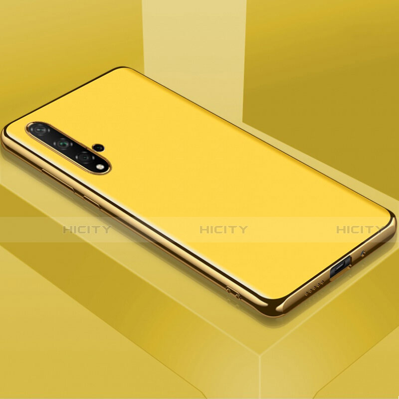 Funda Silicona Ultrafina Goma Carcasa C01 para Huawei Nova 5 Amarillo