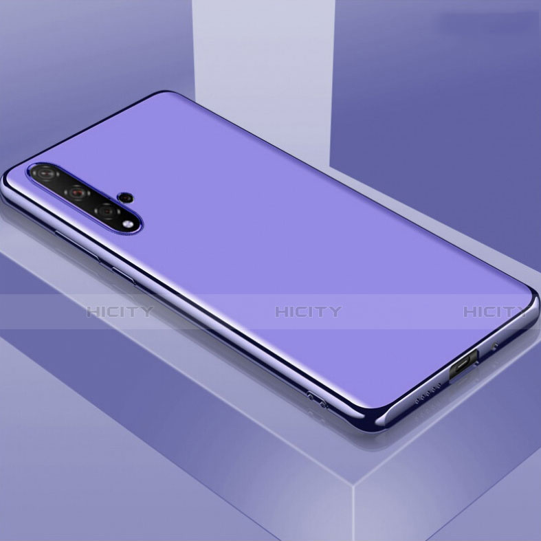 Funda Silicona Ultrafina Goma Carcasa C01 para Huawei Nova 5 Morado